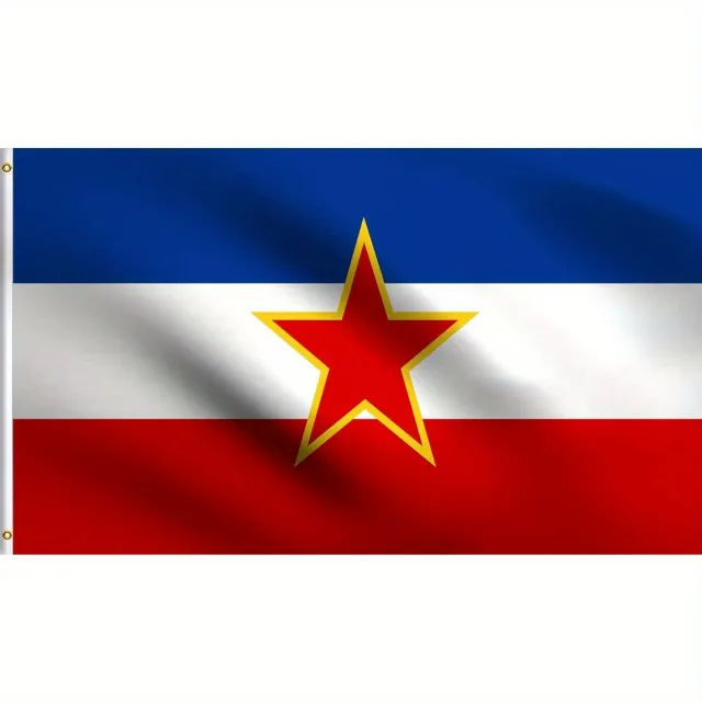 Zastava Jugoslavije 90 cm x 70 cm – jugoslovanska zastava Jugoslavija